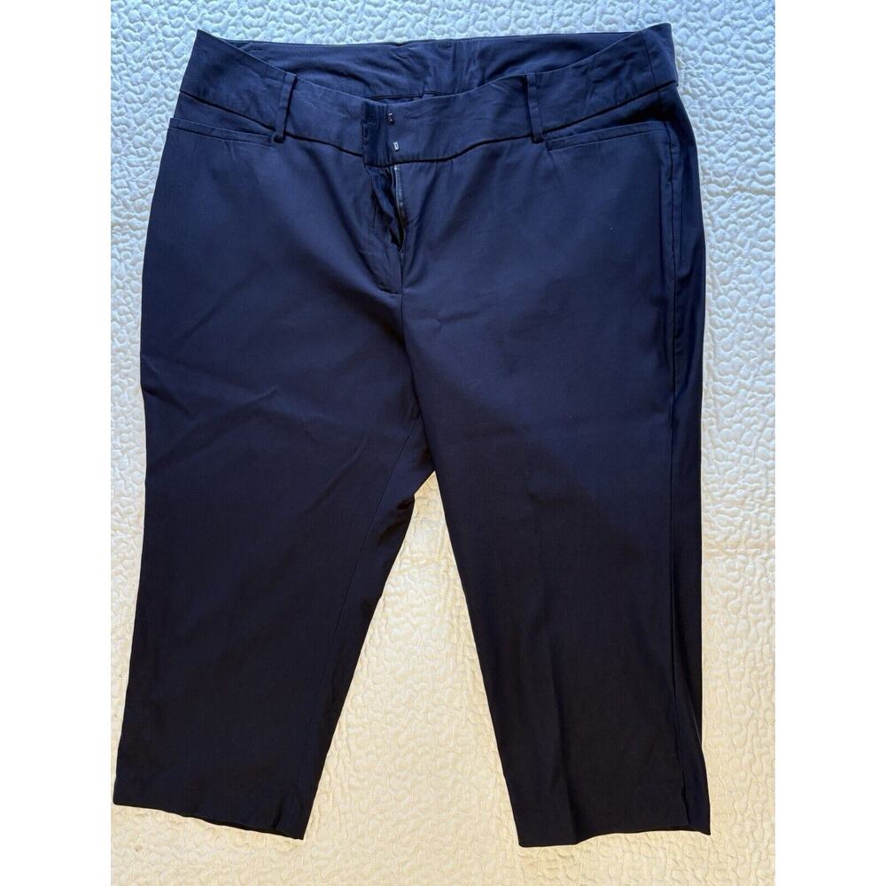 Lane Bryant Navy Blue Size 26 Crop Dress Pants